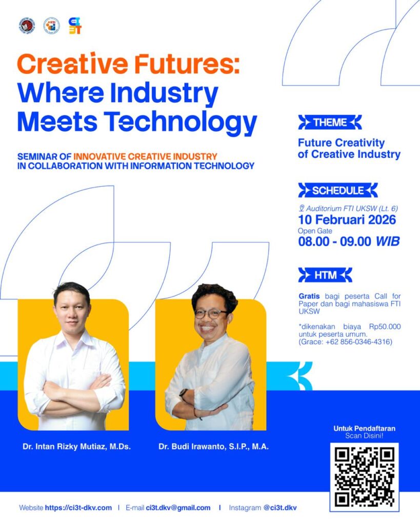 Poster Seminar + QR Daftar